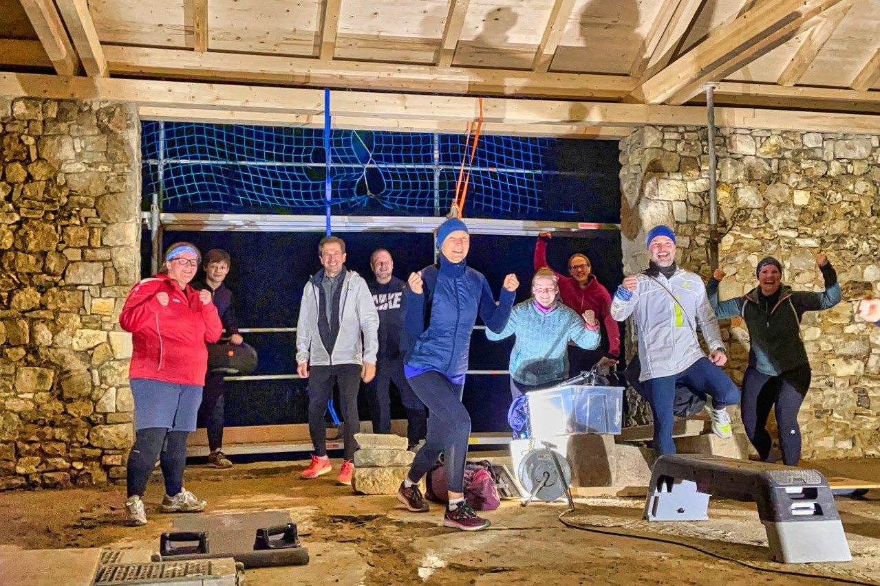 Artikel Zinckernagel_Aufmacher_erstes Training auf der Baustelle