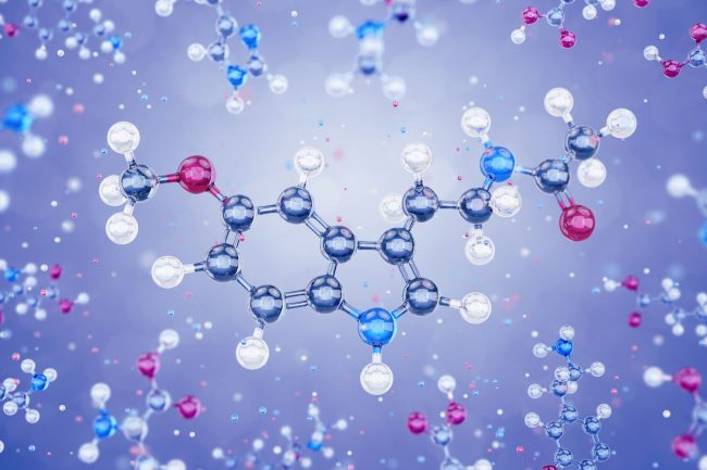 Molecule Of Melatonin